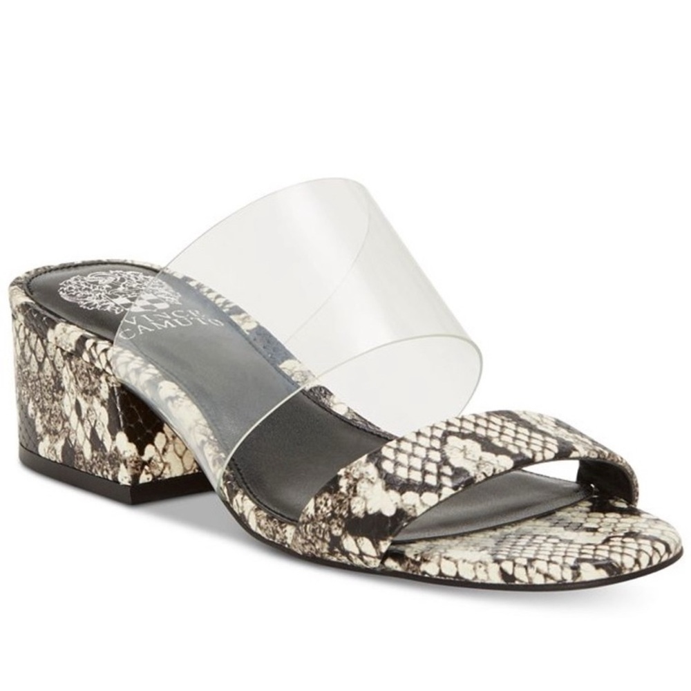 VINCE CAMUTO || Caveera Snakeskin Dress Sandals. Sz. 9.5